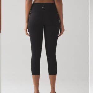 LLululemon Wonder Under Crop High-rise Full-on Lockstream Size 12
